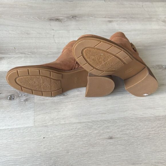 Dr. Scholl's Retrospect Ankle Bootie Boot tan size 8.5 New Without Box - Picture 7 of 10